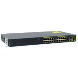 Cisco Catalyst WS-C2960-24TC-L 24x RJ-45 100Mb 2x SFP 1Gb Ethernet Switch